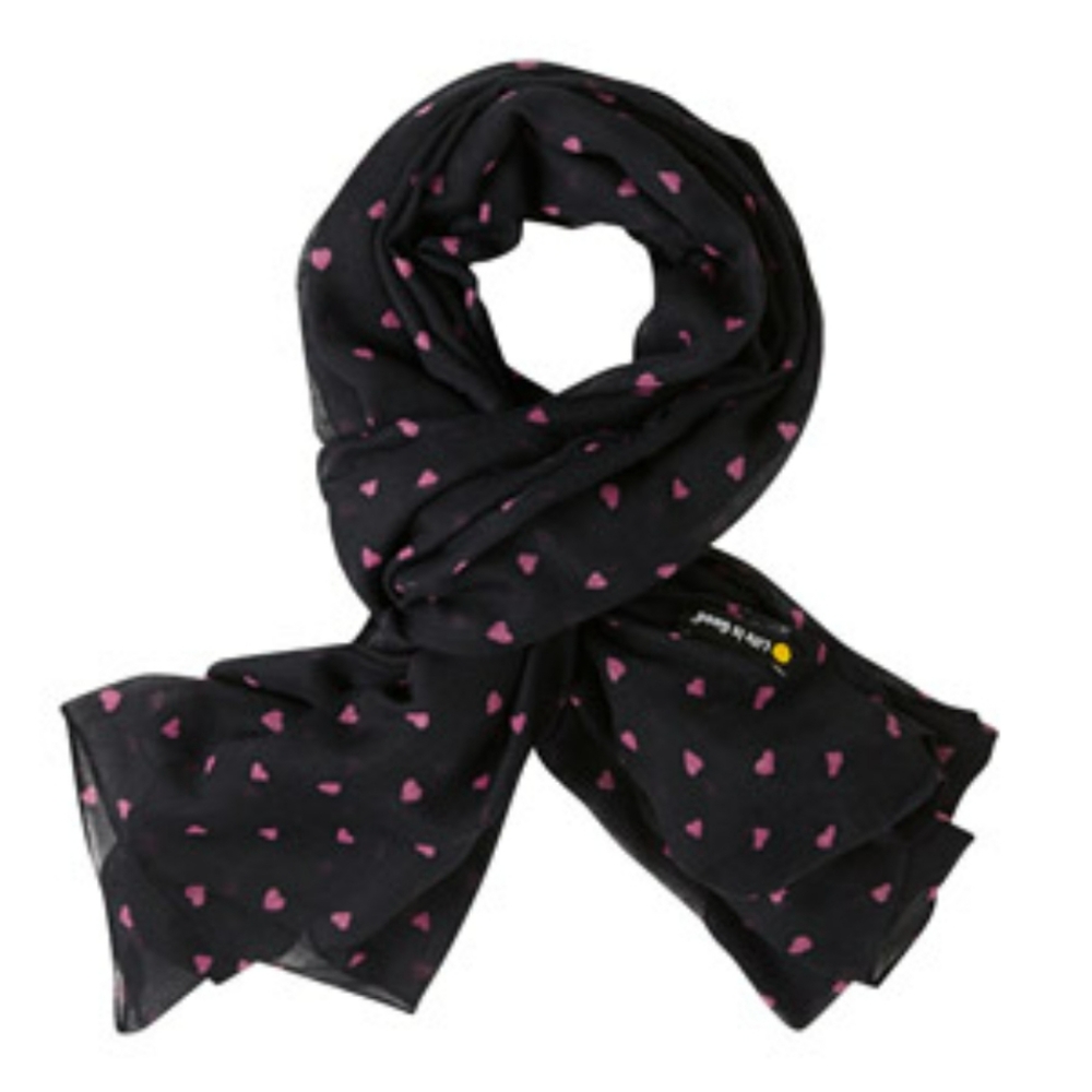 NWT Life is Good Little Hearts Market Scarf